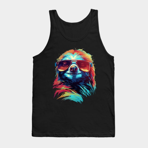 Disco Sloth Tank Top by JensenArtCo